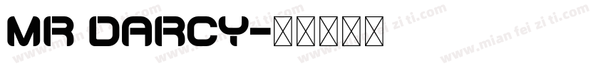 Mr Darcy字体转换